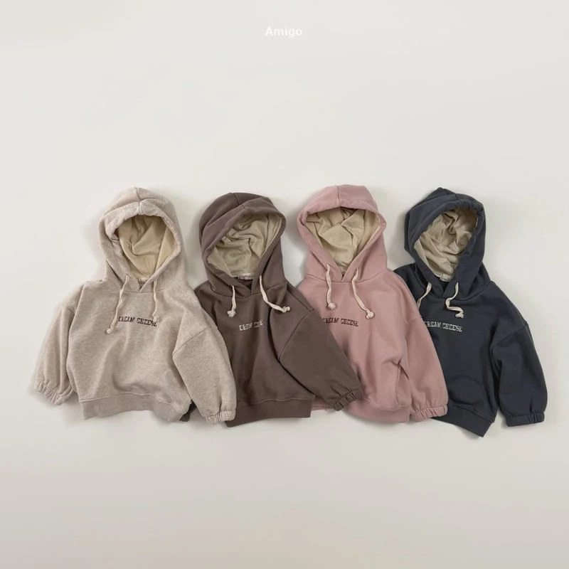 Amigo - Korean Children Fashion - #minifashionista - Cheese Hoodie