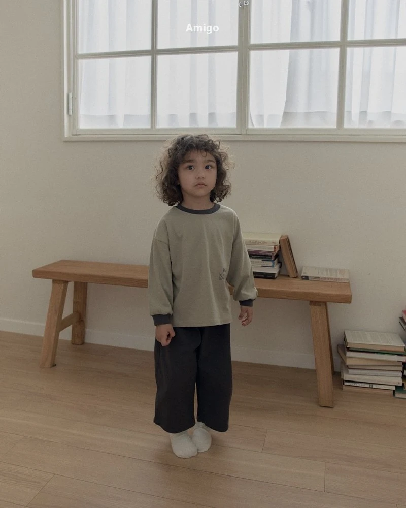 Amigo - Korean Children Fashion - #minifashionista - Twill Basic Pants - 7