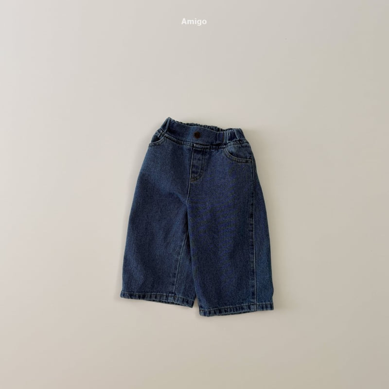 Amigo - Korean Children Fashion - #minifashionista - Curve Denim Pants - 10
