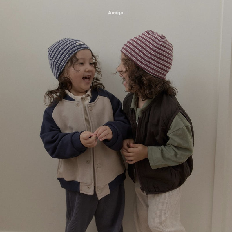 Amigo - Korean Children Fashion - #prettylittlegirls - Baseball Jacket - 3