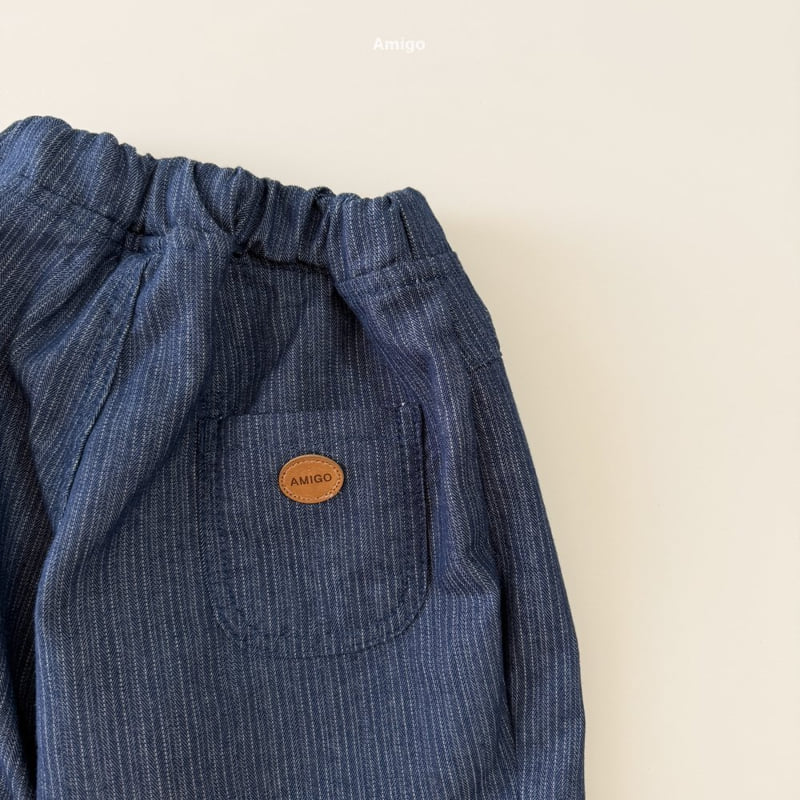 Amigo - Korean Children Fashion - #prettylittlegirls - Herringbone Denim - 12