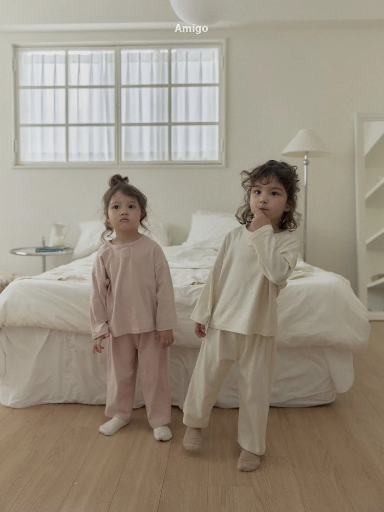 Amigo - Korean Children Fashion - #stylishchildhood - Amigo Top & Bottom Set - 8