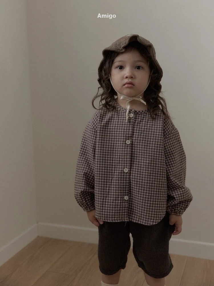 Amigo - Korean Children Fashion - #stylishchildhood - Square Shirring Shirt - 3