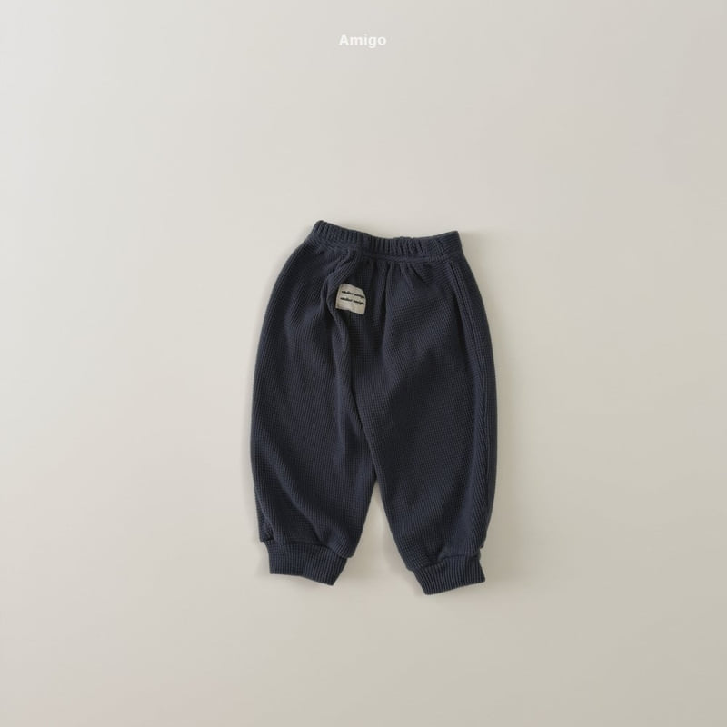 Amigo - Korean Children Fashion - #todddlerfashion - Haute Waffle Pants - 5