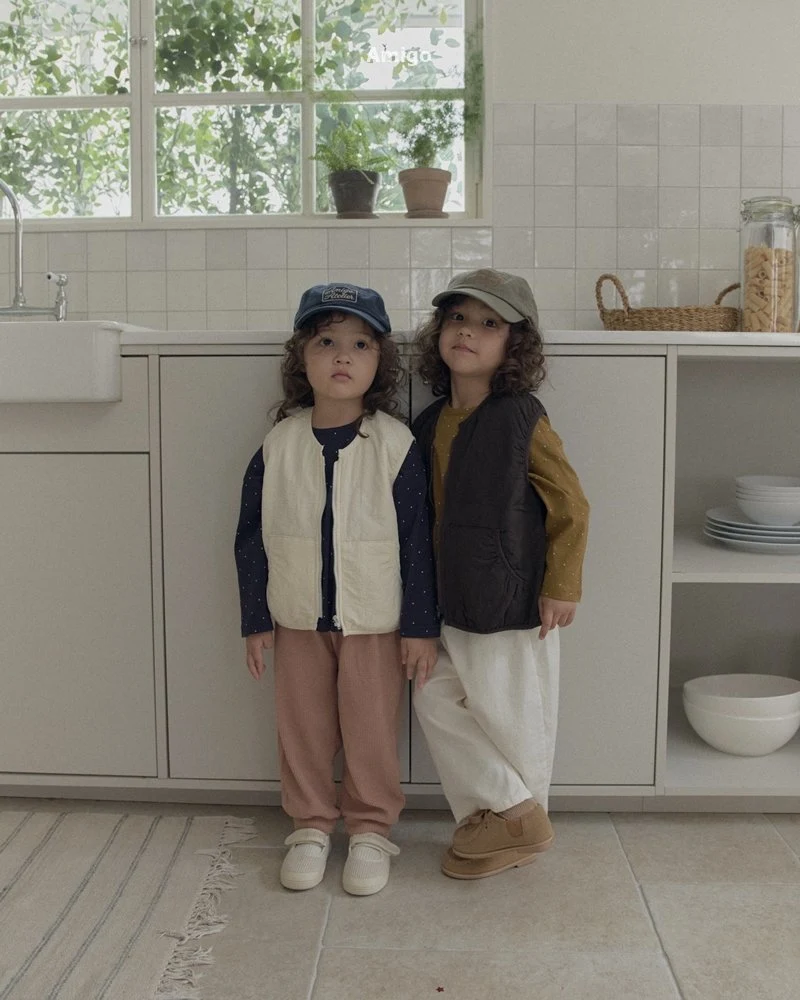Amigo - Korean Children Fashion - #todddlerfashion - Dot Binding Tee - 11