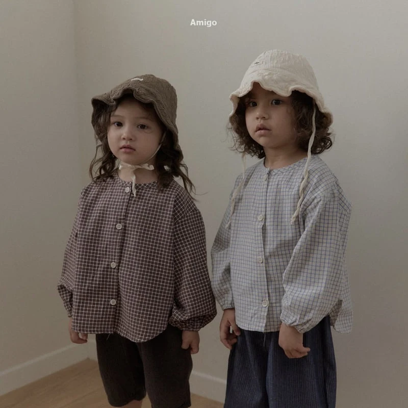 Amigo - Korean Children Fashion - #toddlerclothing - Square Shirring Shirt - 2