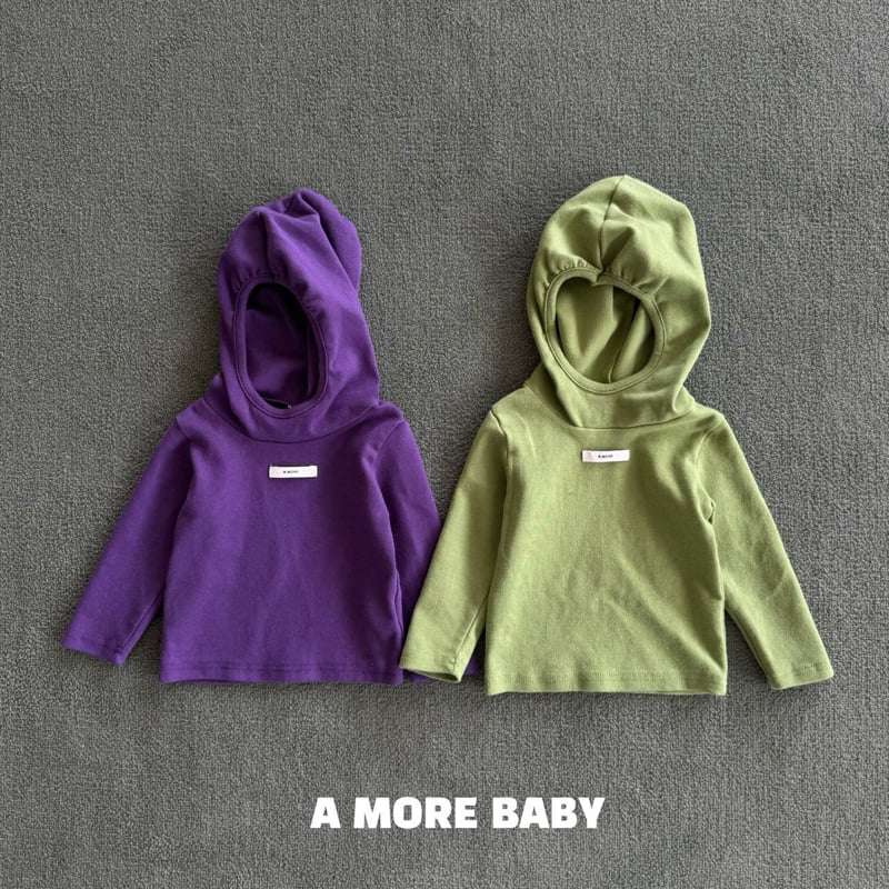 Amore - Korean Baby Fashion - #babyfashion - Eggplant Hooded Tee