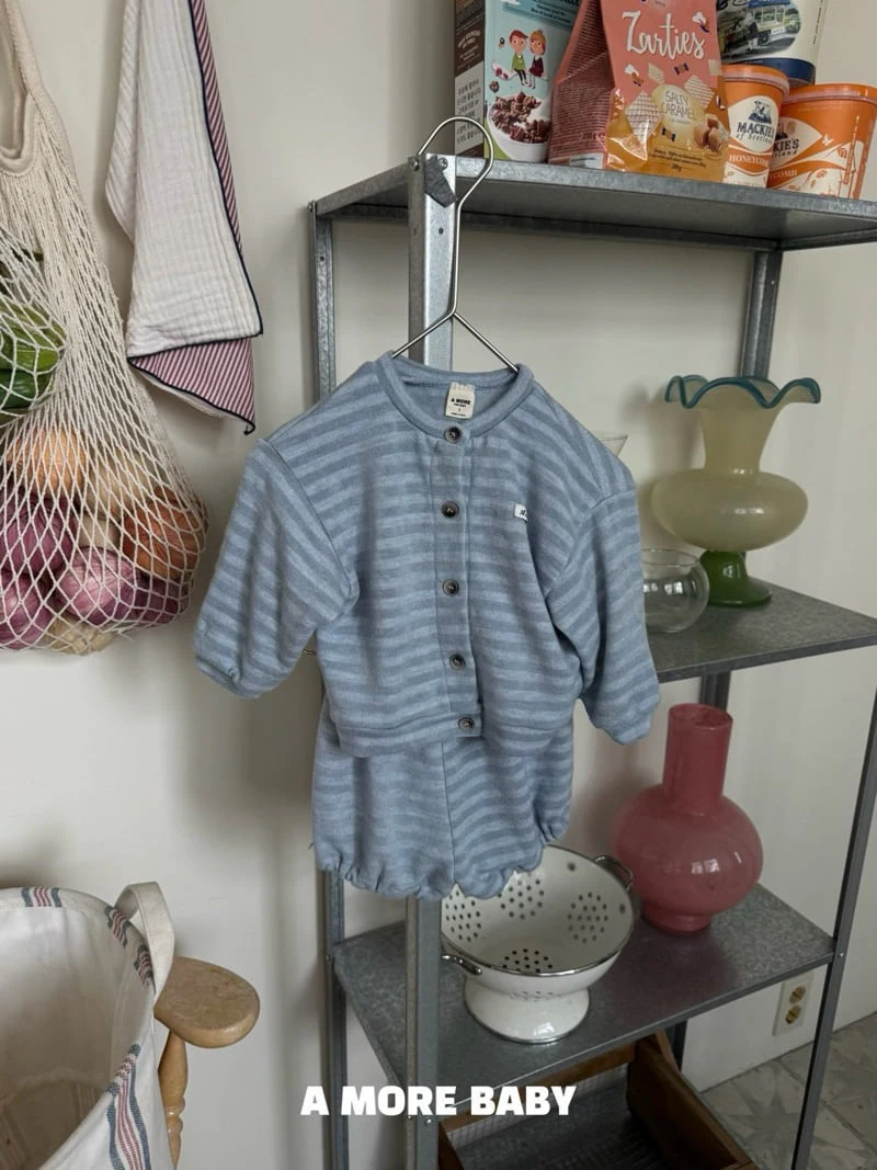Amore - Korean Baby Fashion - #onlinebabyboutique - Blueberry Cardigan - 3
