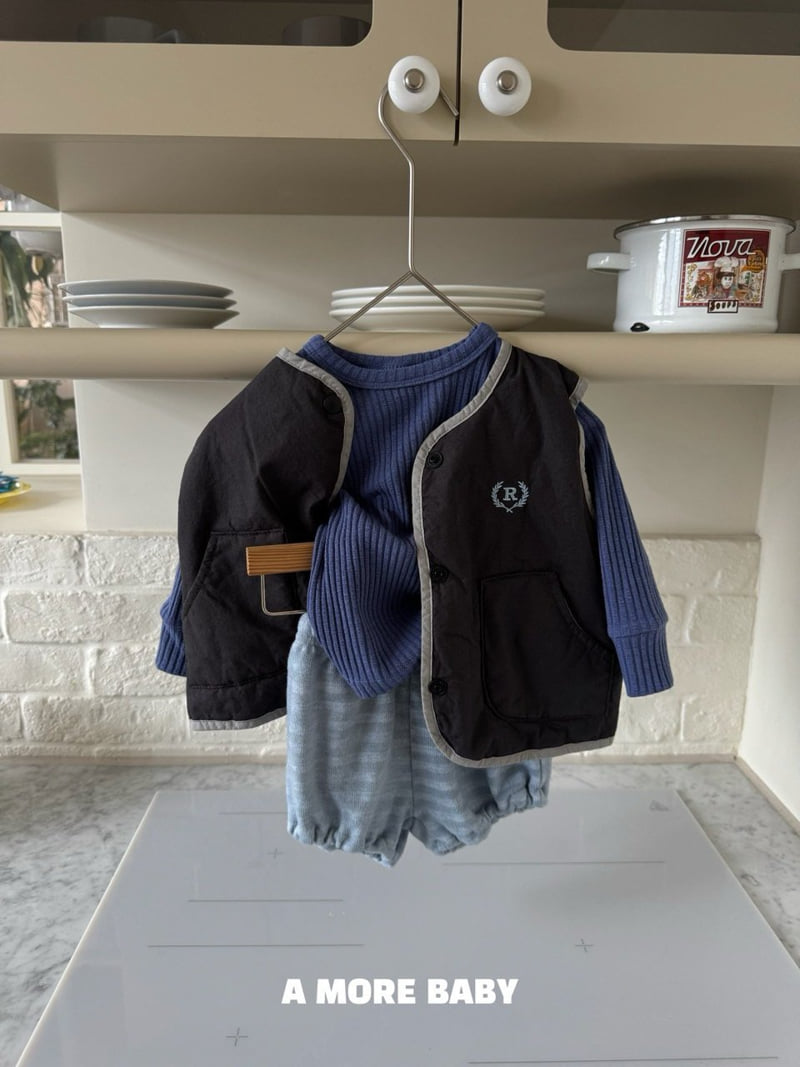 Amore - Korean Baby Fashion - #onlinebabyshop - Rolo Vest - 2
