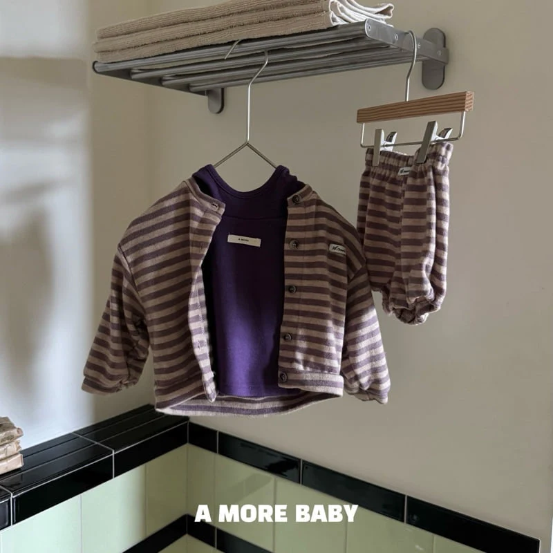 Amore - Korean Baby Fashion - #smilingbaby - Blueberry Cardigan - 5