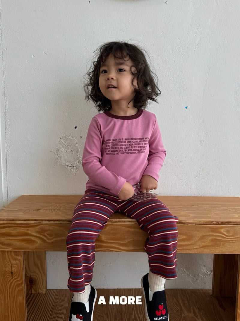Amore - Korean Children Fashion - #childofig - Be Happy Tee - 9