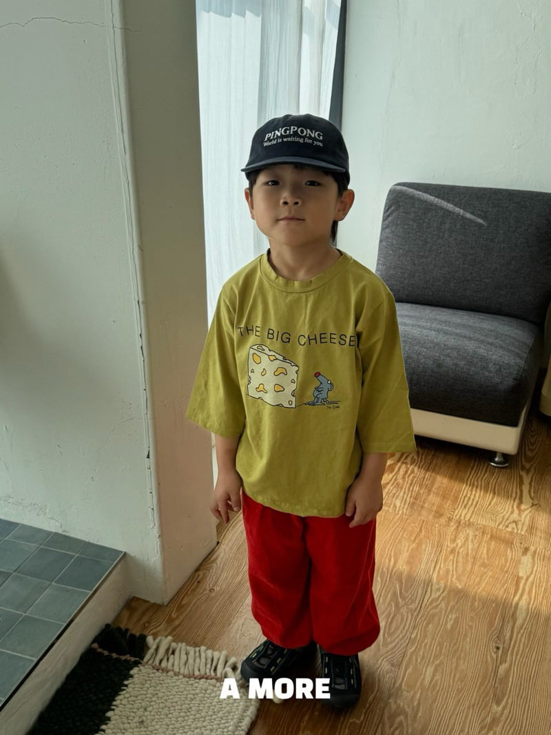 Amore - Korean Children Fashion - #fashionkids - Big Cheese Tee - 12