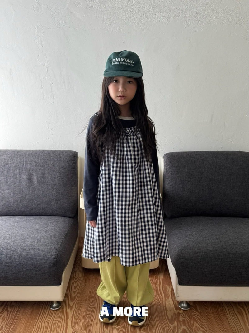 Amore - Korean Children Fashion - #fashionkids - Check In One-piece - 6