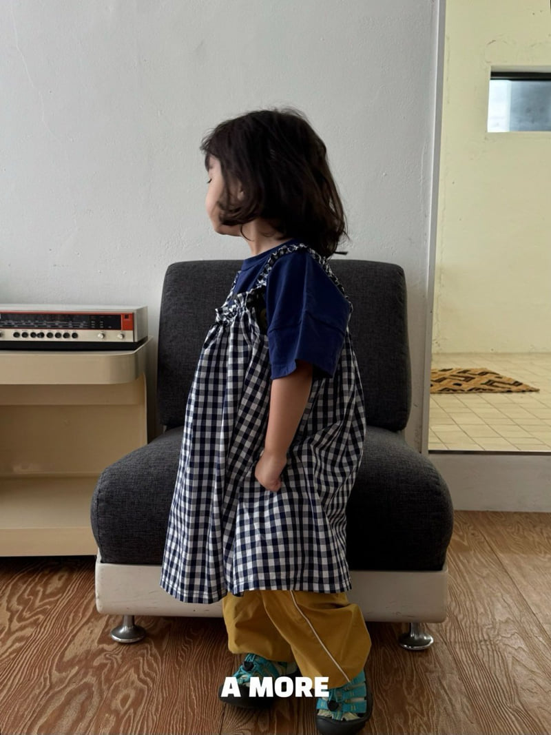 Amore - Korean Children Fashion - #littlefashionista - Check In One-piece - 11