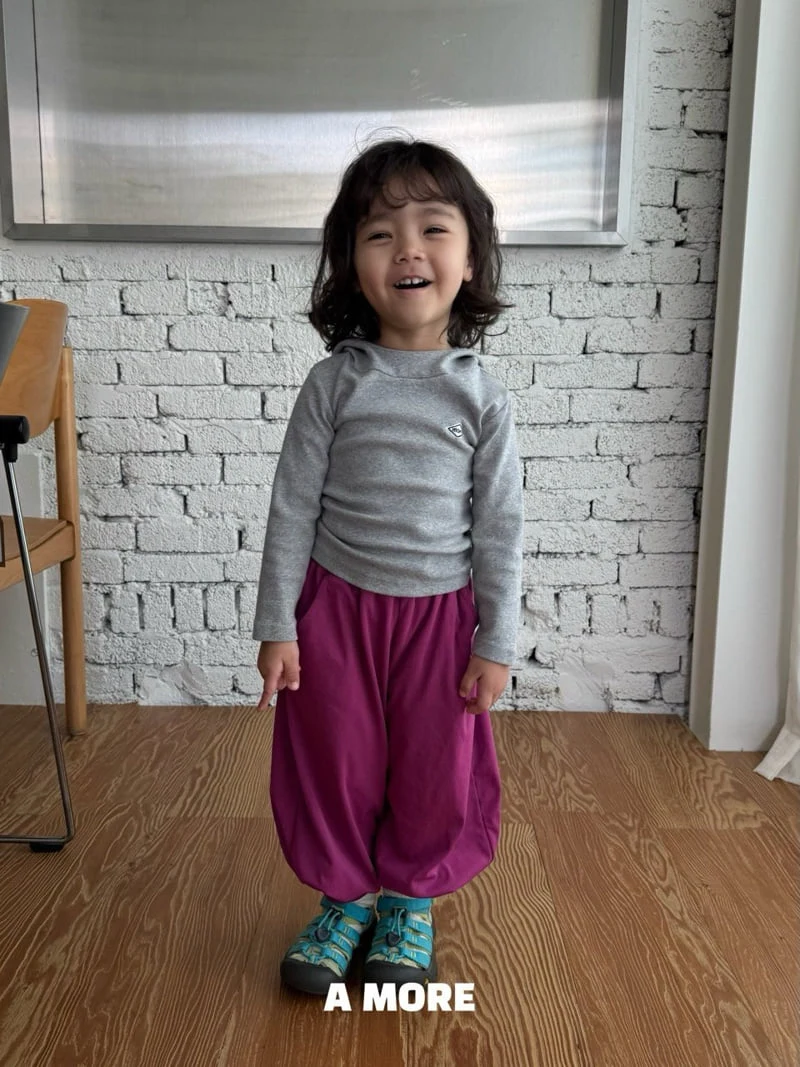 Amore - Korean Children Fashion - #littlefashionista - Turtleneck Hood Tee - 4