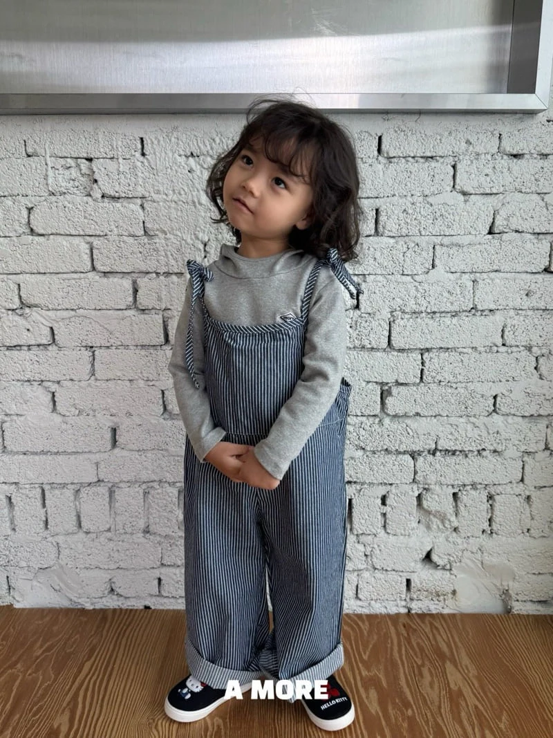 Amore - Korean Children Fashion - #stylishchildhood - Turtleneck Hood Tee - 9
