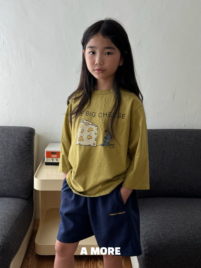 Amore - Korean Children Fashion - #stylishchildhood - Big Cheese Tee - 7