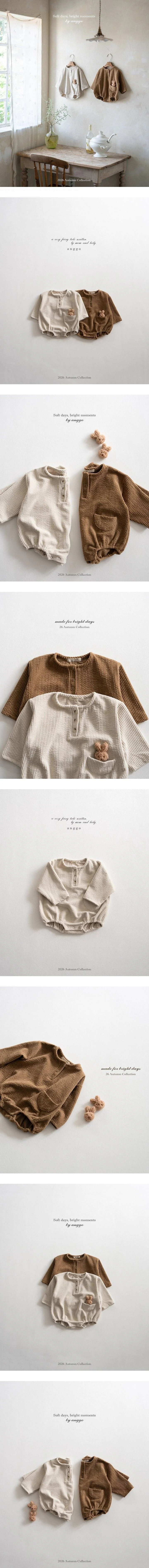 Anggo - Korean Baby Fashion - #babyfever - Croissant Romper
