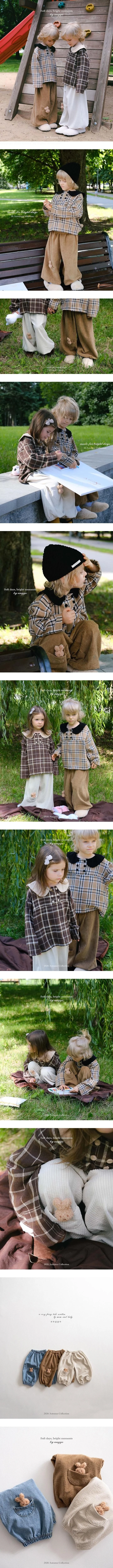 Anggo - Korean Children Fashion - #stylishchildhood - Croissant Pants - Beige Cream