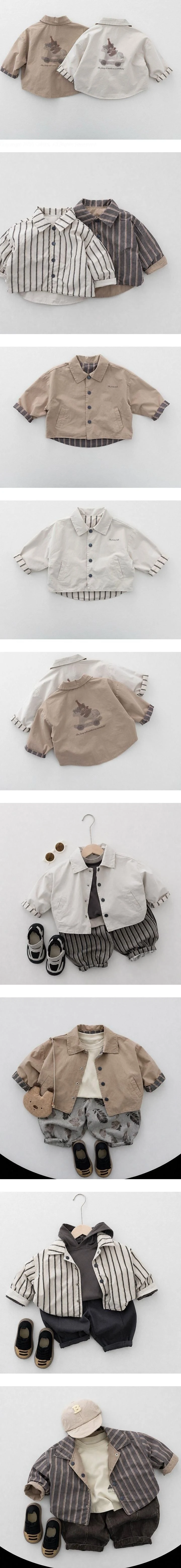 Ante J - Korean Children Fashion - #childrensboutique - Circus Reversible Coat