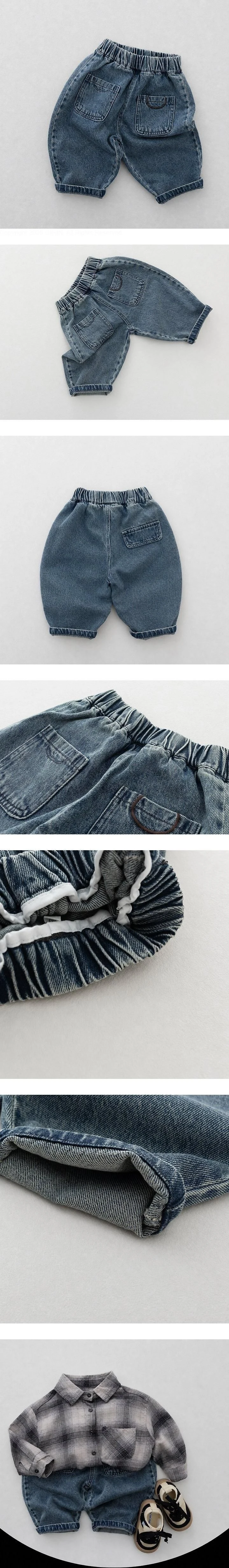 Stitch Yuyu Denim Pants by Ante J for Child - view 1