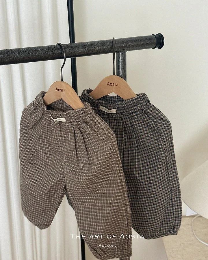 Aosta - Korean Children Fashion - #kidzfashiontrend - Mocha Balloon Pants - 4