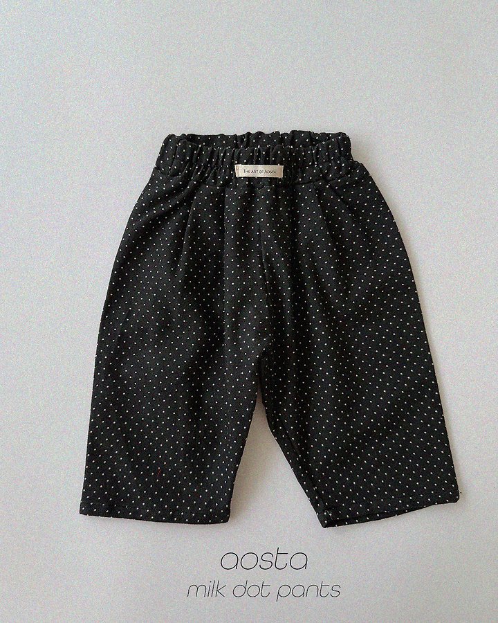 Aosta - Korean Children Fashion - #Kfashion4kids - Milk Dot Pants - 3