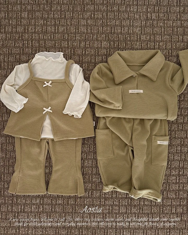 Aosta - Korean Children Fashion - #Kfashion4kids - Mulmul Collar Tee - 9