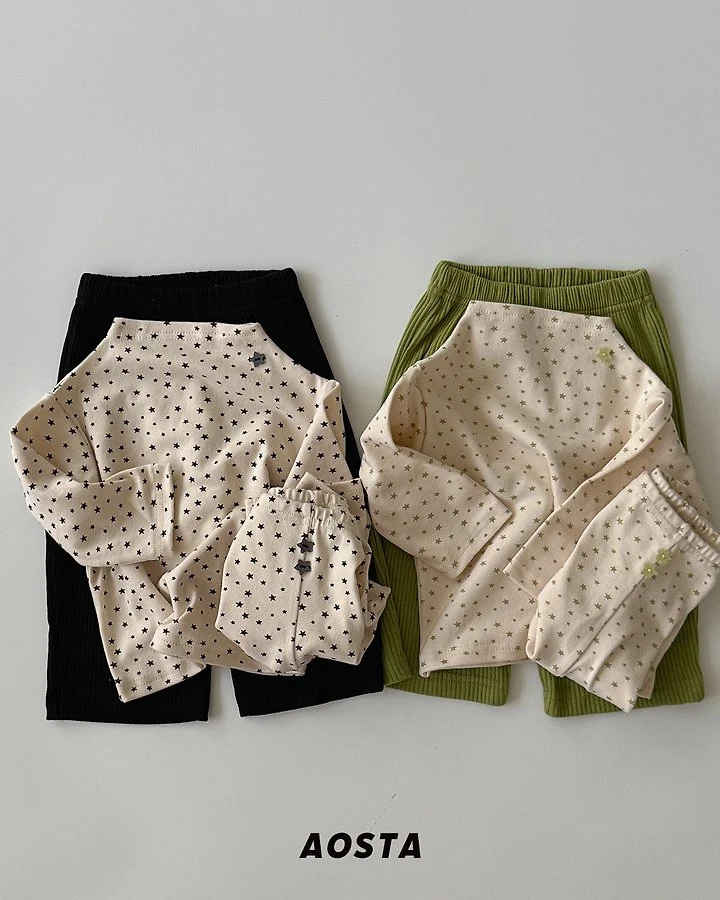 Aosta - Korean Children Fashion - #kidzfashiontrend - Star Candy Leggings - 4