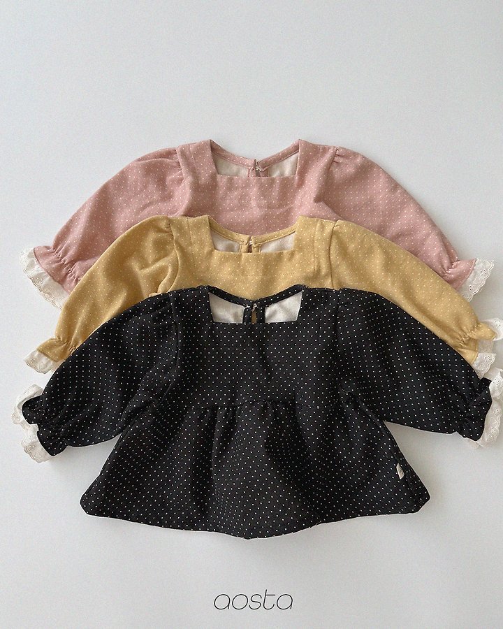 Milk Dot Blouse by Aosta for Child - view 1