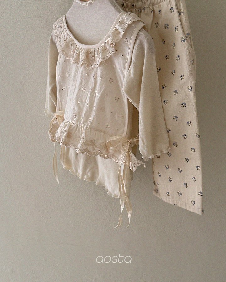 Aosta - Korean Children Fashion - #childofig - Lace Olivia Vest - 6