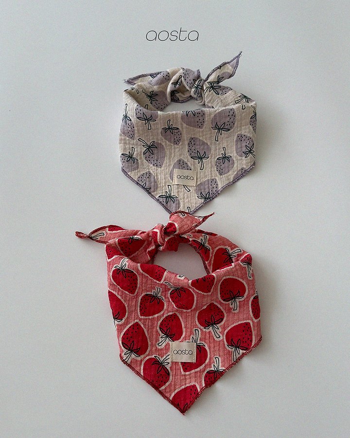 Aosta - Korean Children Fashion - #childofig - Strawberry Scarf