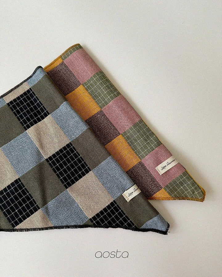 Aosta - Korean Children Fashion - #childofig - Patch Work Scarf - 5