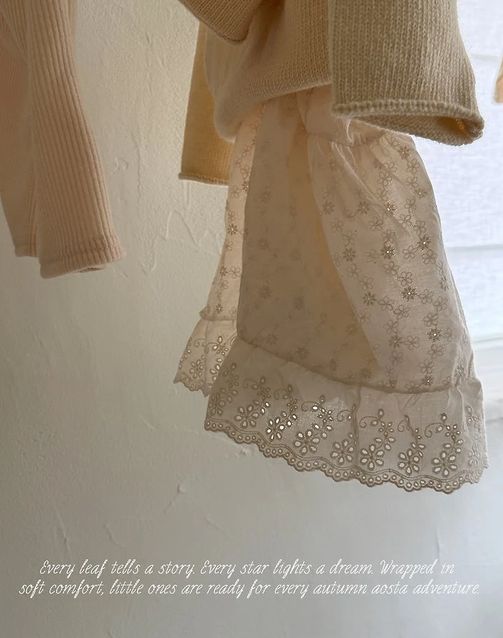 Aosta - Korean Children Fashion - #childofig - Lace Cotton Open One-piece - 11