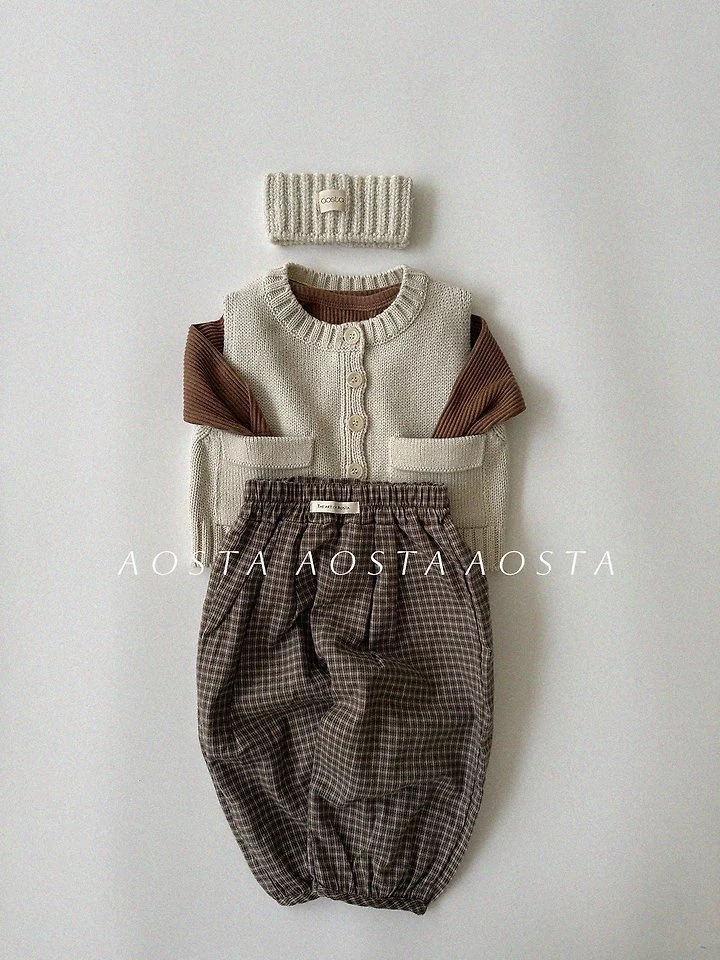 Aosta - Korean Children Fashion - #childofig - Mocha Balloon Pants - 10