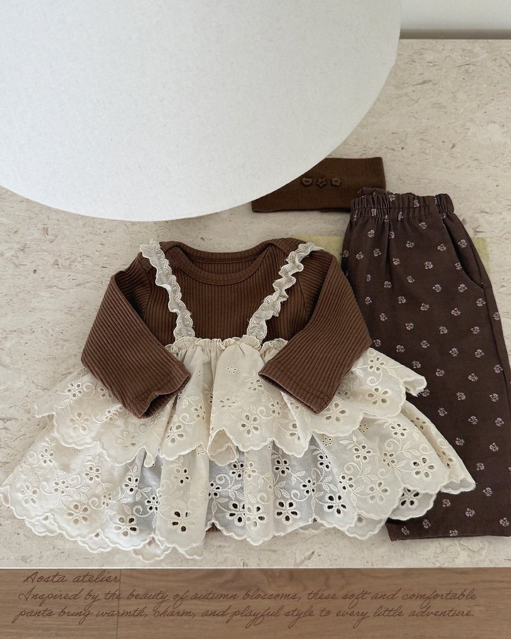 Aosta - Korean Children Fashion - #childofig - Lace Cancan Blouse - 10
