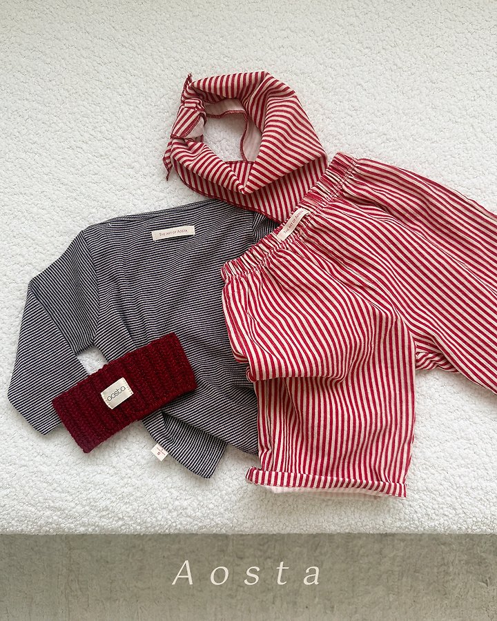 Aosta - Korean Children Fashion - #childofig - Boatneck Tee - 8