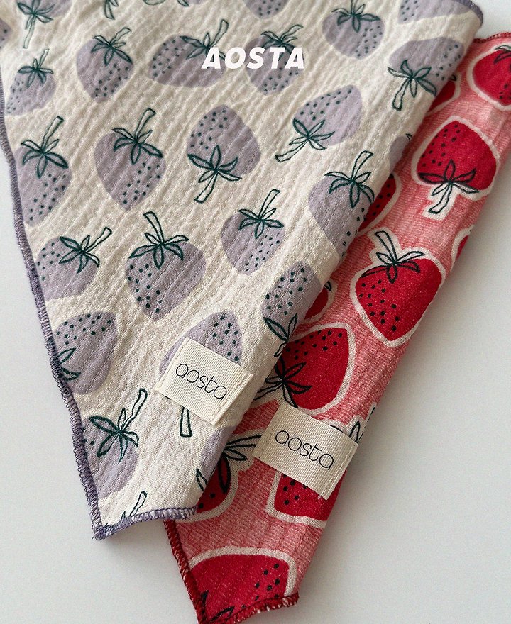 Aosta - Korean Children Fashion - #childrensboutique - Strawberry Scarf - 3
