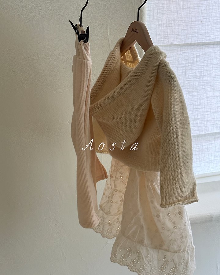 Aosta - Korean Children Fashion - #childrensboutique - Lace Cotton Open One-piece - 12