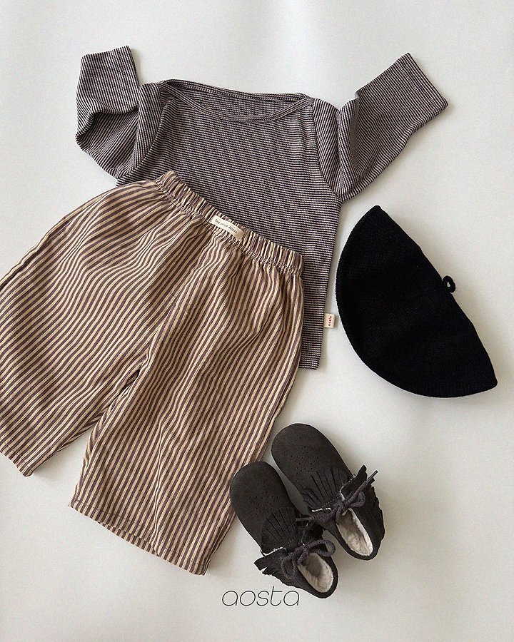 Aosta - Korean Children Fashion - #childrensboutique - Boatneck Tee - 10