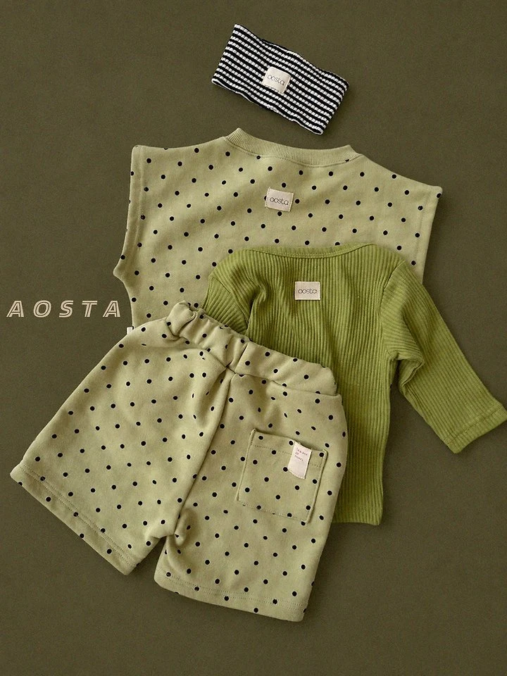 Aosta - Korean Children Fashion - #designkidswear - Dot Tongtong Pants - 10