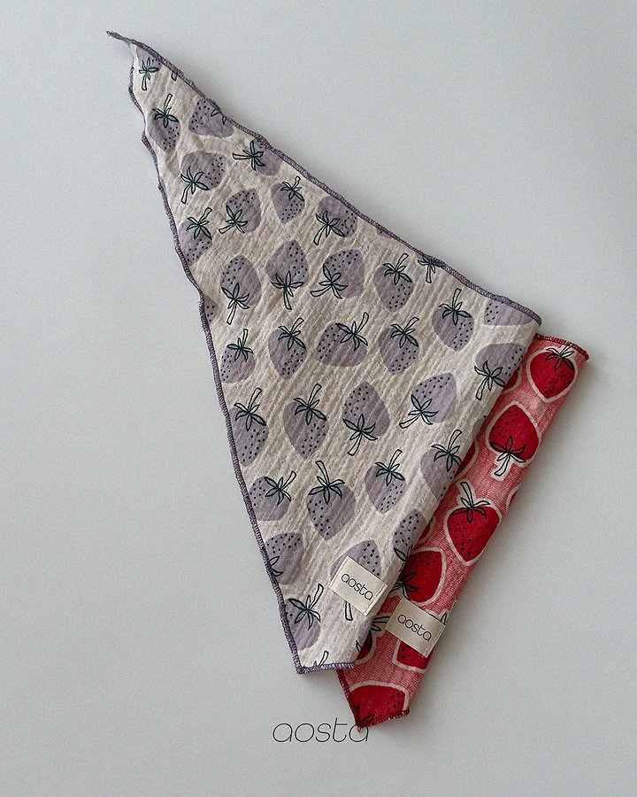 Aosta - Korean Children Fashion - #childrensboutique - Strawberry Scarf - 4