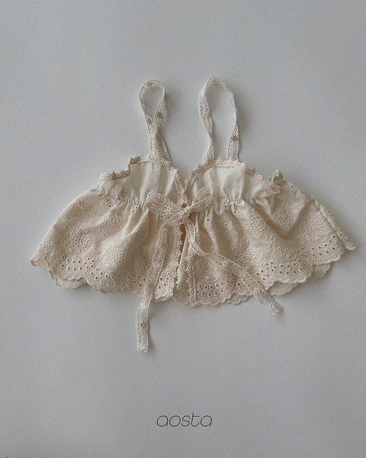 Aosta - Korean Children Fashion - #designkidswear - Lace Bustier