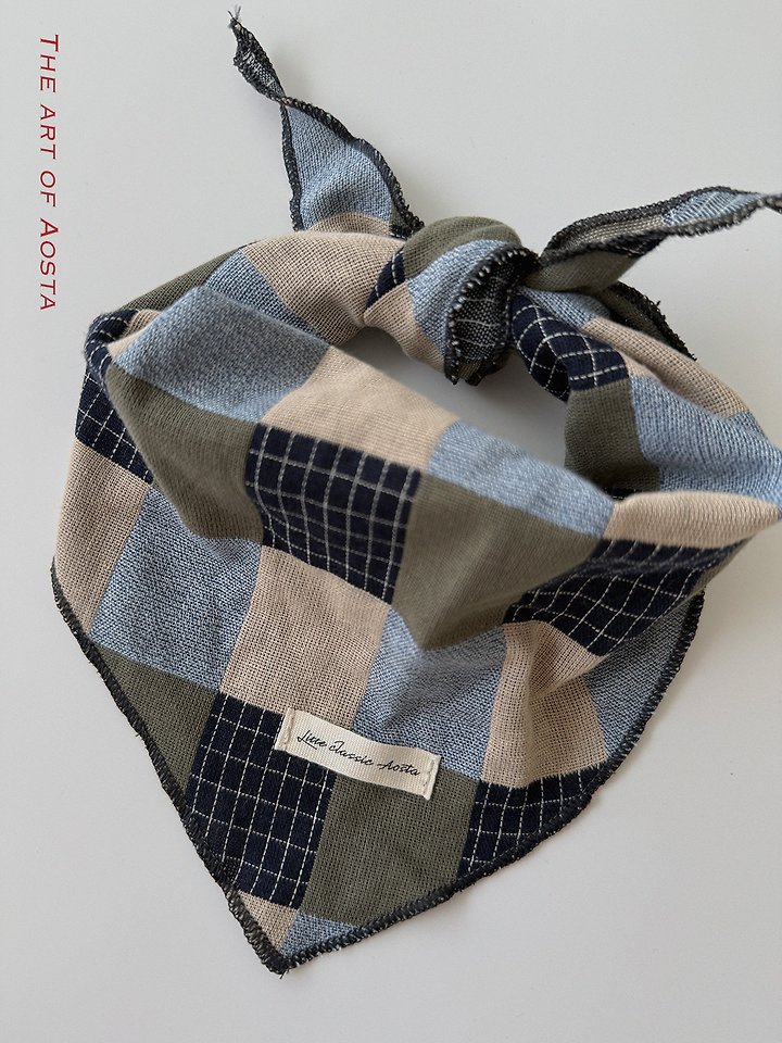 Aosta - Korean Children Fashion - #discoveringself - Patch Work Scarf - 8