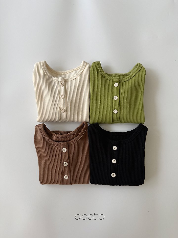 Aosta - Korean Children Fashion - #discoveringself - Butter Button Tee