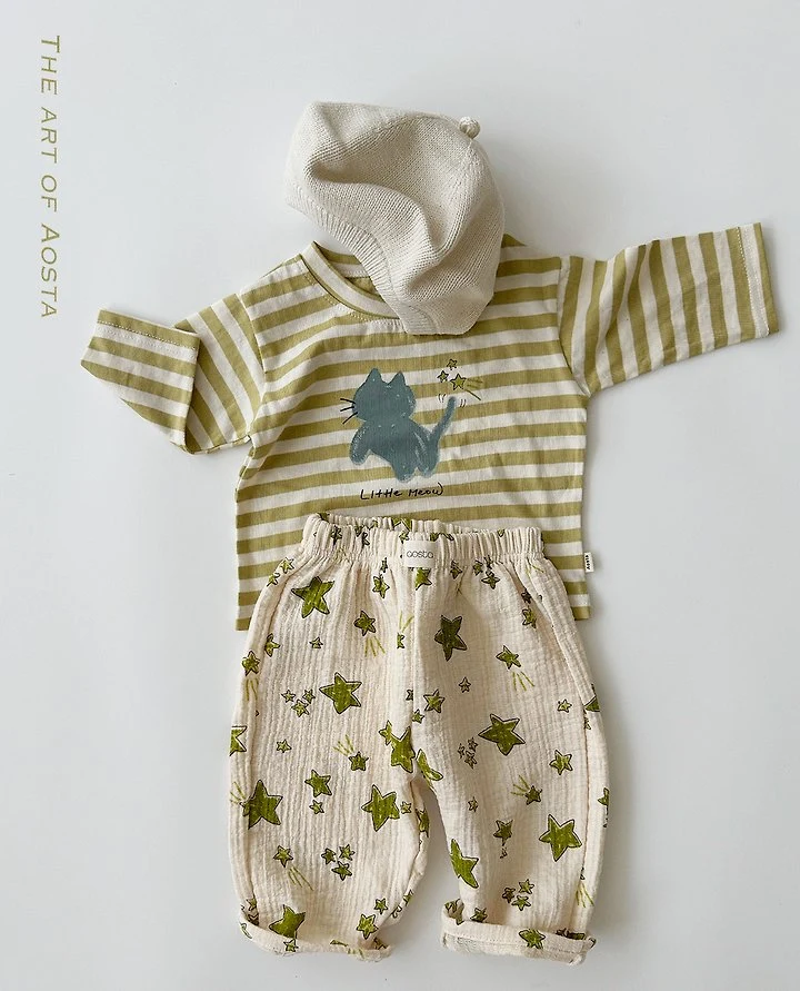 Aosta - Korean Children Fashion - #discoveringself - Meow Tee - 8