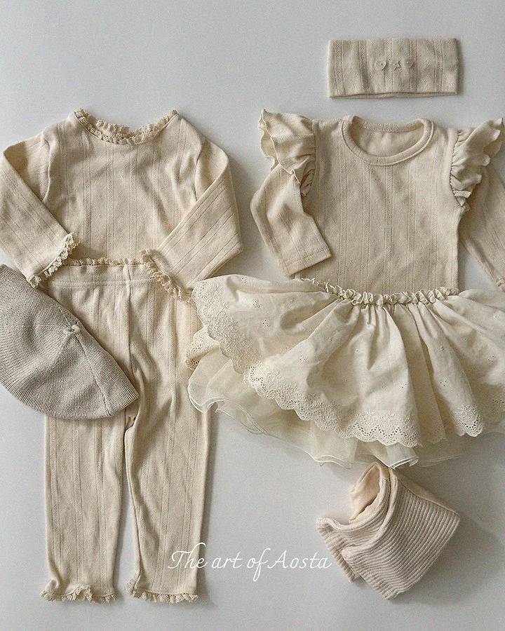Aosta - Korean Children Fashion - #fashionkids - Camelia Leggings - 9