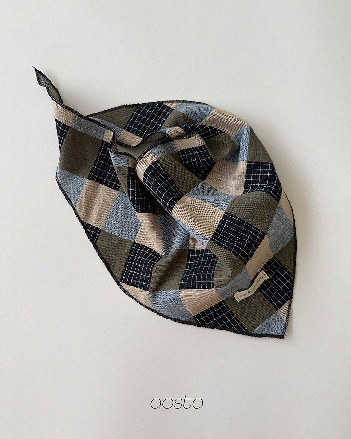 Aosta - Korean Children Fashion - #fashionkids - Patch Work Scarf - 9