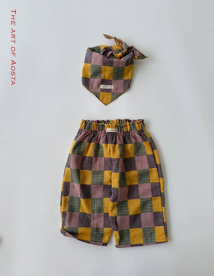 Aosta - Korean Children Fashion - #fashionkids - Patch Work Pants - 3