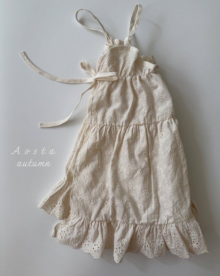 Aosta - Korean Children Fashion - #fashionkids - Lace Cotton Open One-piece